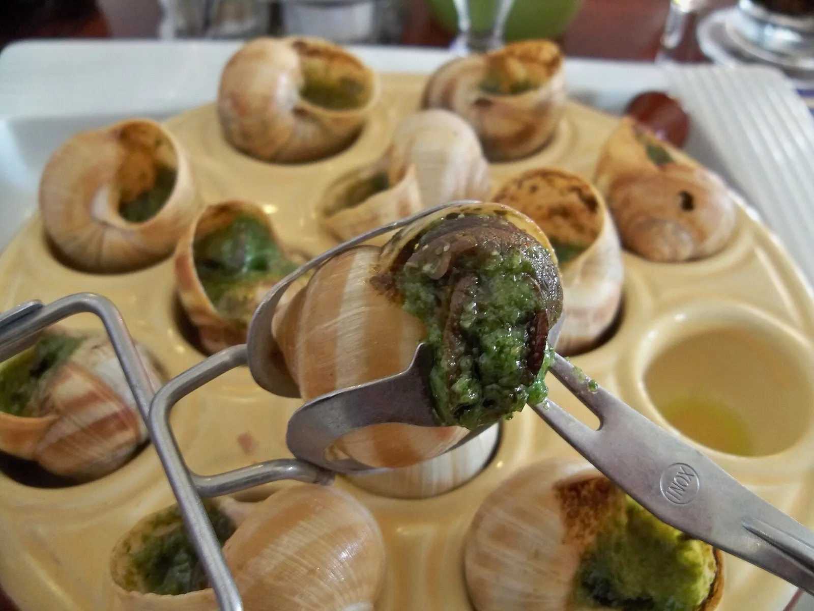 Six escargots