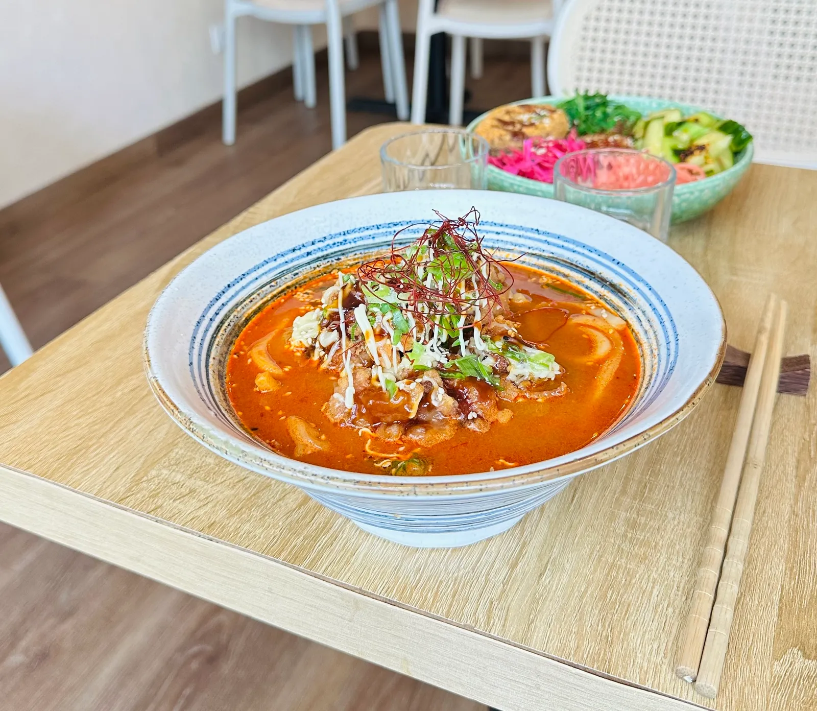 Soupe satay Karaage