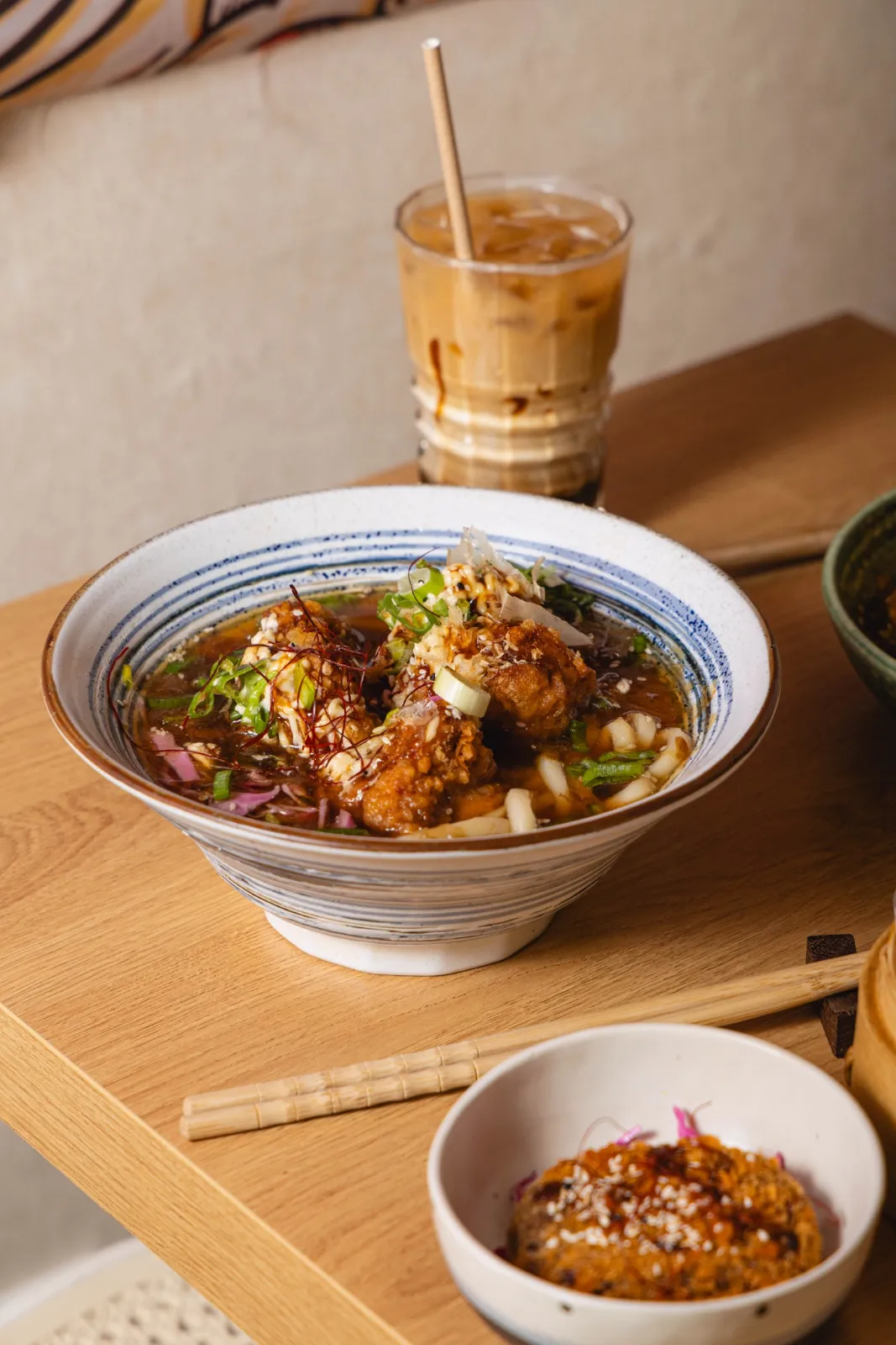 Soupe Udon karaage