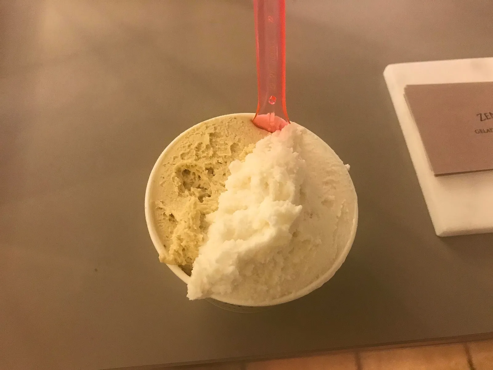 Glace à la pistache